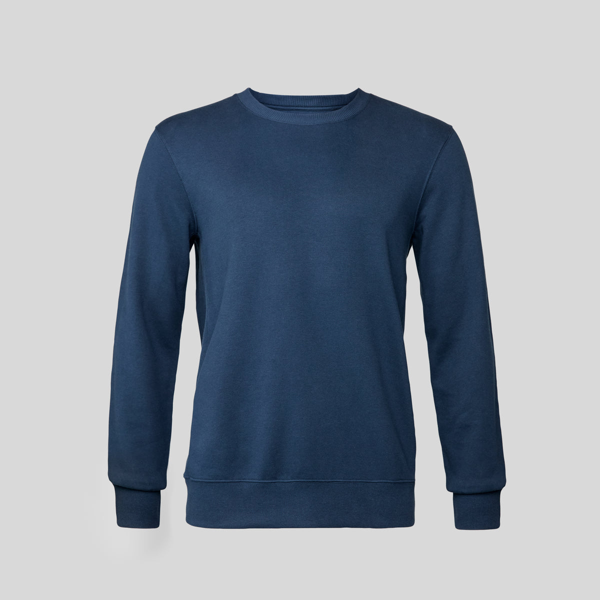 Blue Manmade crewneck sweatshirt
