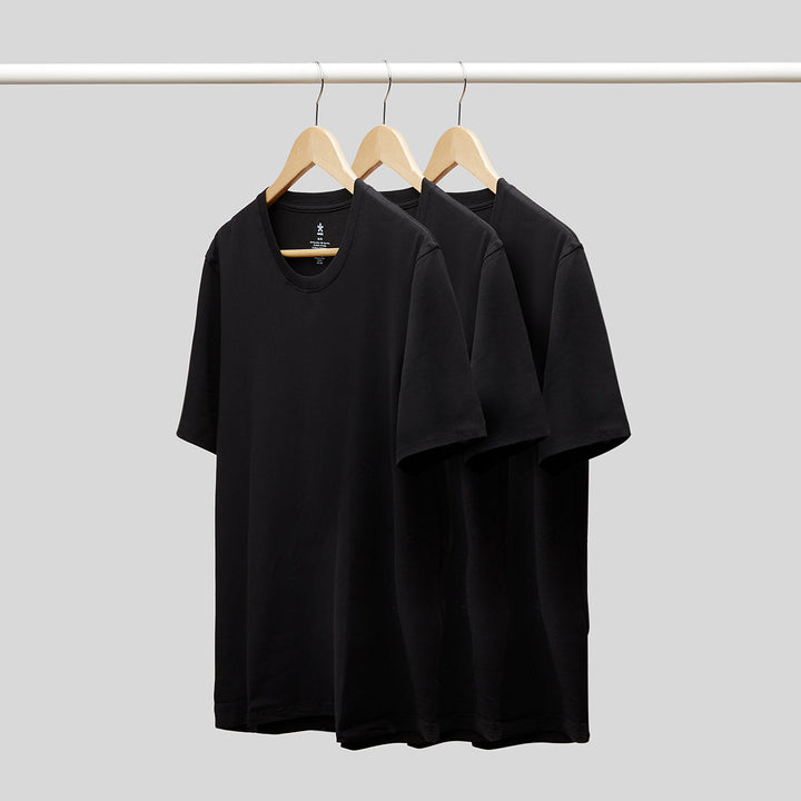 3-Pack T-Shirts - Black